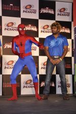 Mumbai Indians tie up with Spiderman in Mumbai on 7th April 2013 (12).JPG